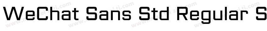 WeChat Sans Std Regular Sans Std Re字体转换